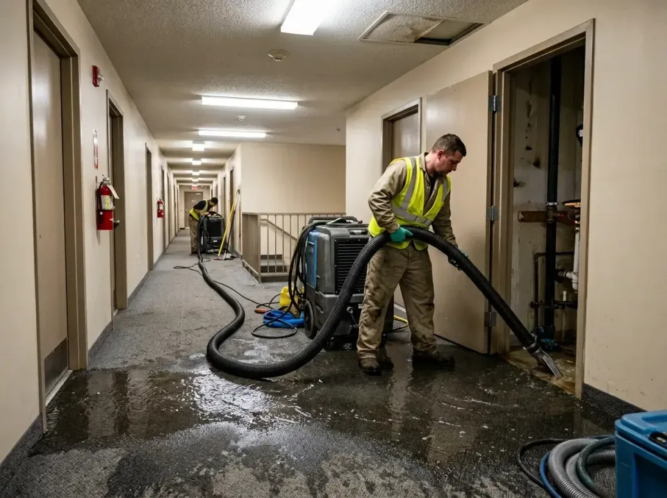 multi-unit-apartment-hallway-f-005 — frequently asked questions, Emergency Burst Pipe Water Extraction & Removal in Alma, MI